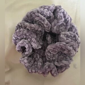 Handmade Crochet Lavender Scrunchie